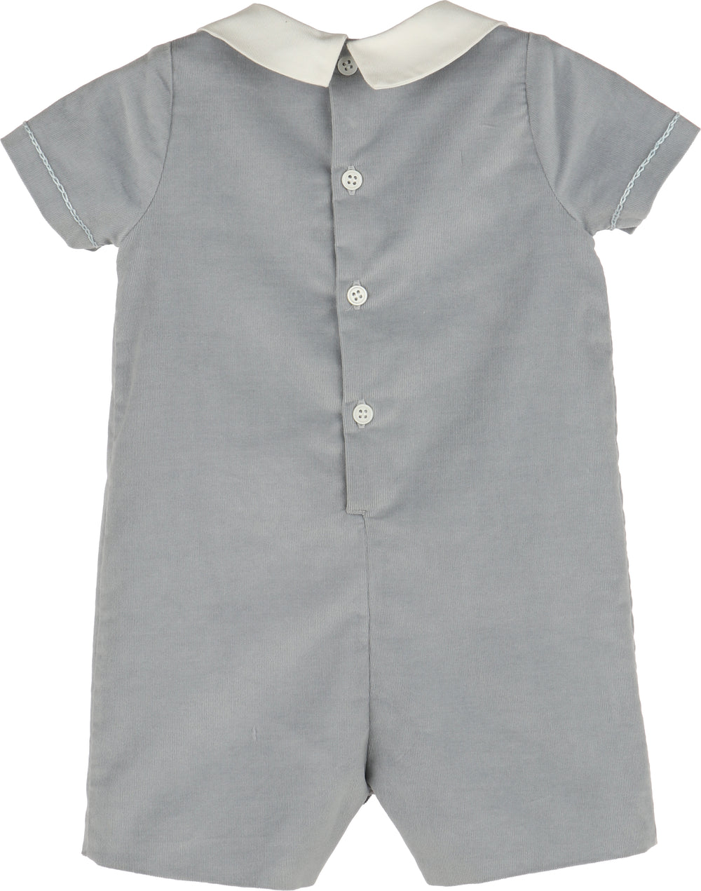 Baby Boy Blue Corduroy Romper