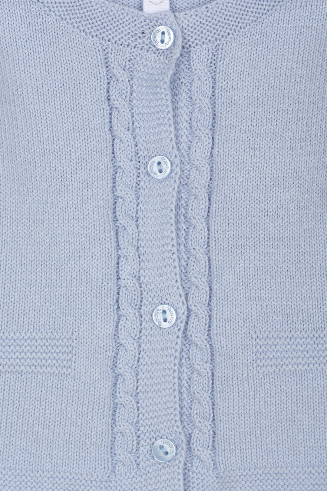 Patachou Baby Cardigan Knit Sweater Soft Blue