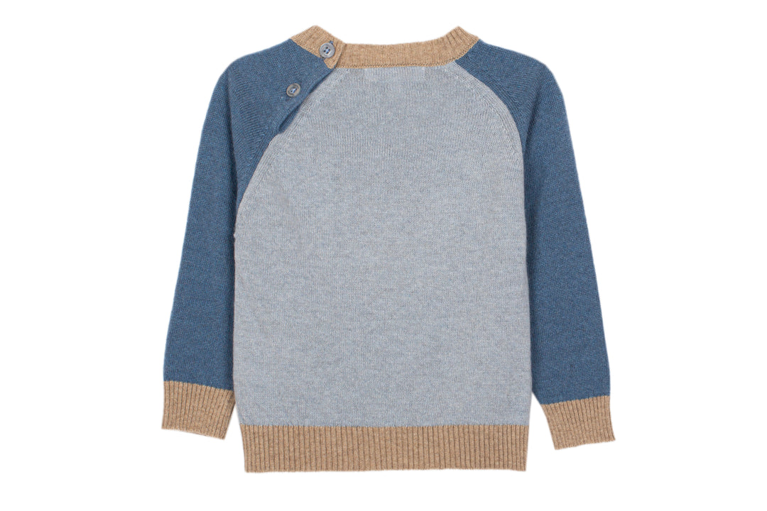 Patachou Boys Blue Patachou Horse Knit Sweater
