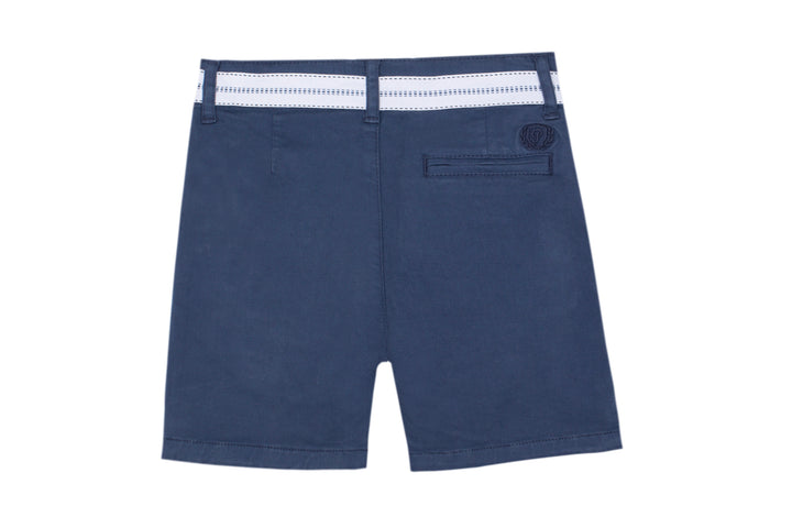 Patachou Boys Navy Woven Short with Belt