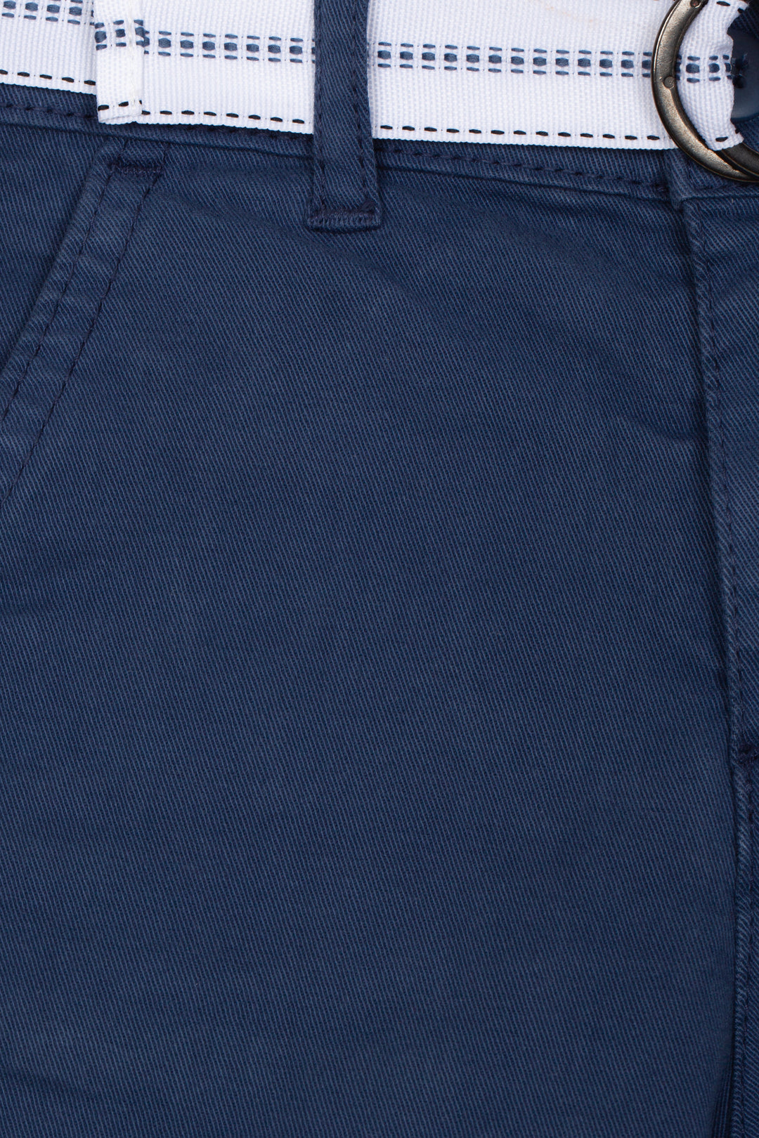 Patachou Boys Navy Woven Short with Belt