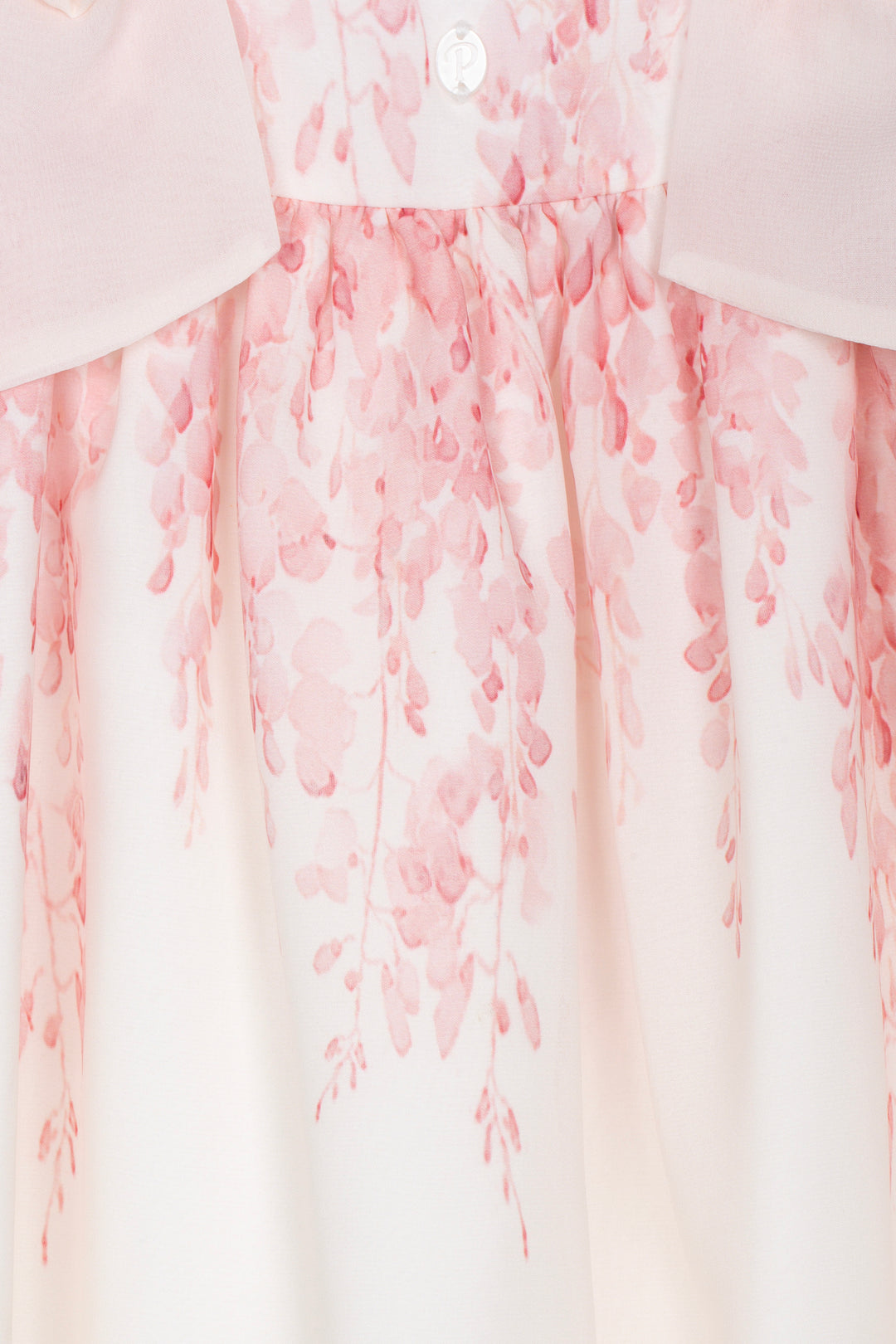 patachou pink floral chiffon dress Girls Pink Floral Chiffon Dress with Bow