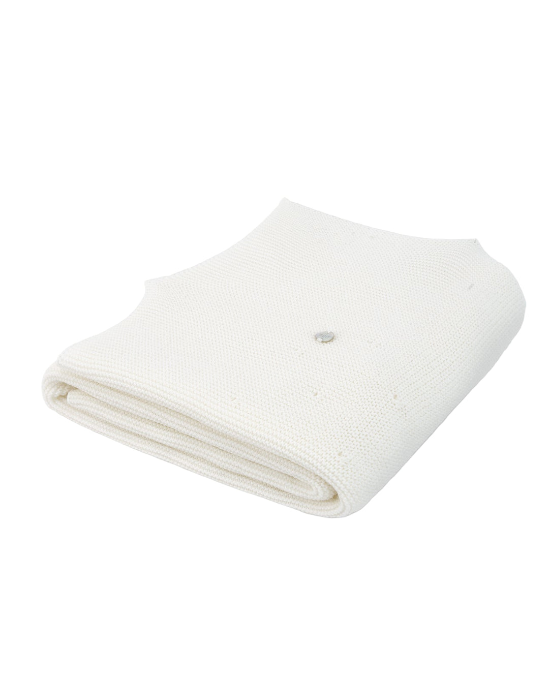 Cotton Kint Ivory baby blanket