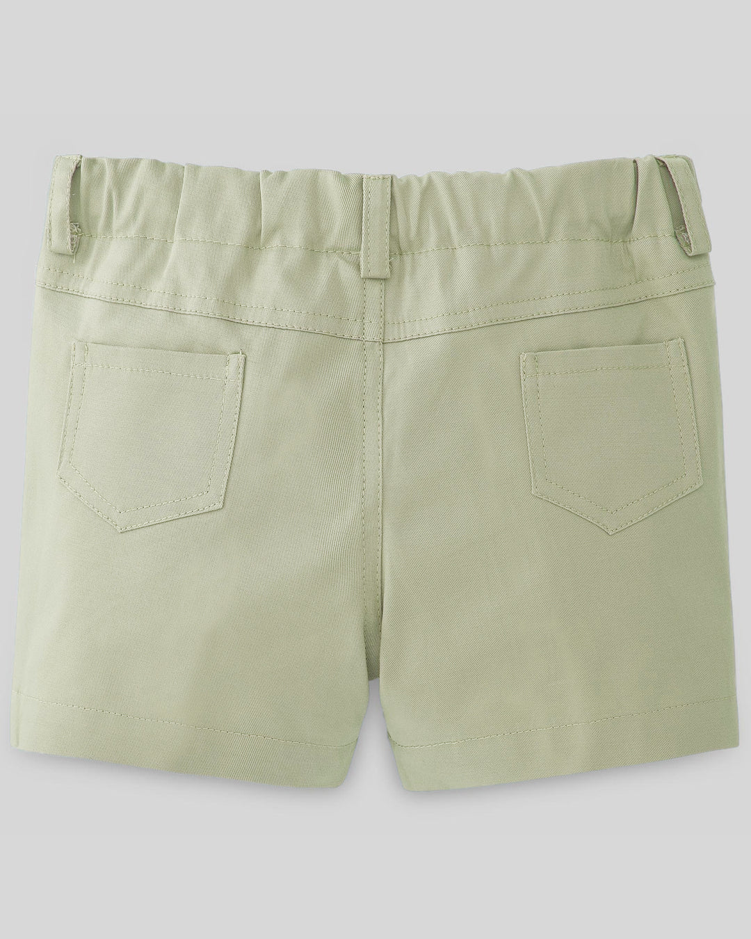 Light green shorts on a white background