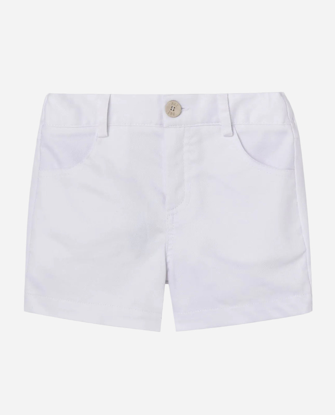 White shorts on a light gray background