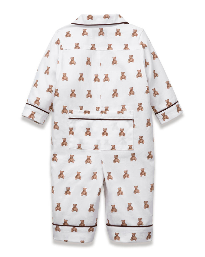 Back view of teddy bear romper