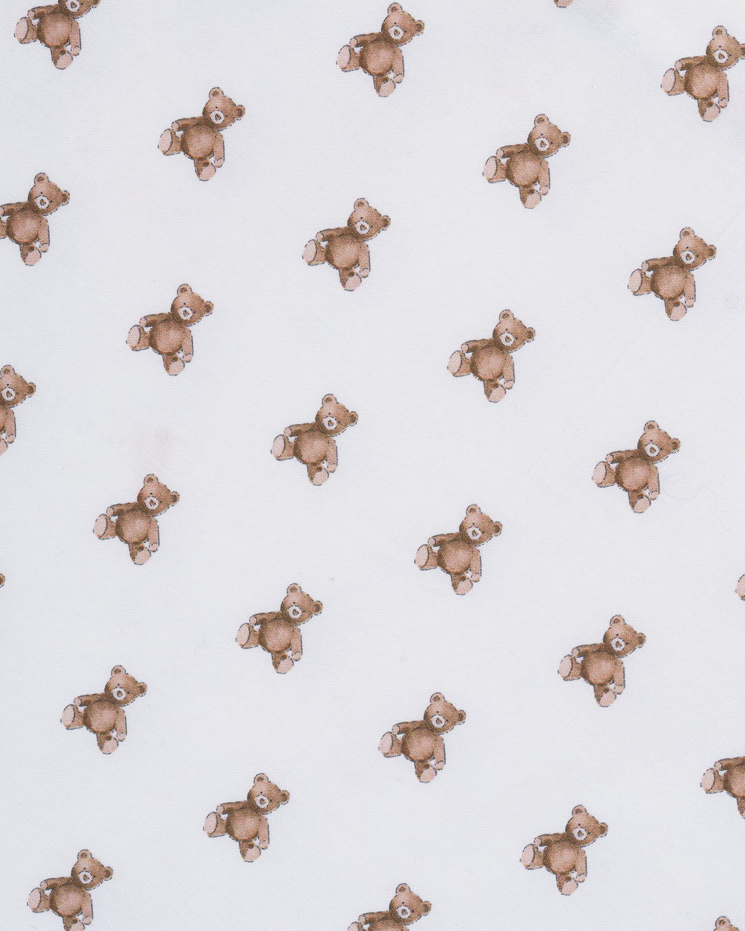 Petite Plume Luxe Premium Percale Crib Sheet in Teddy Tales