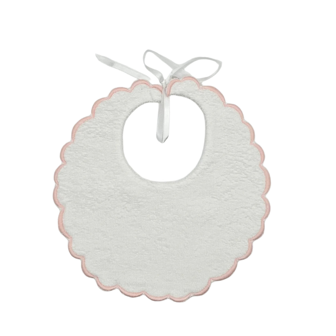Scalloped French Terry Baby Bib
