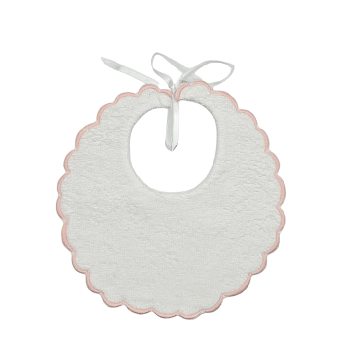 Scalloped French Terry Baby Bib