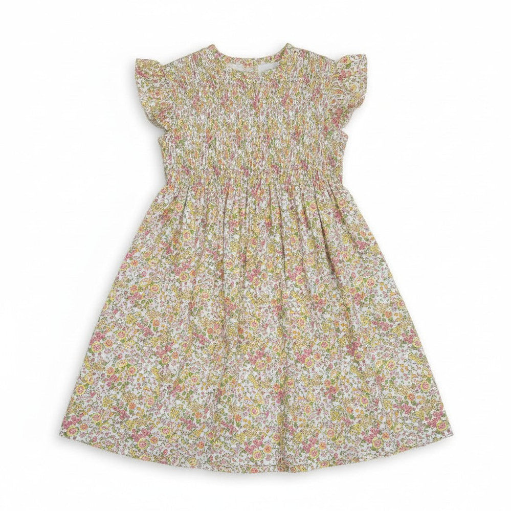 Floral dress on a white background