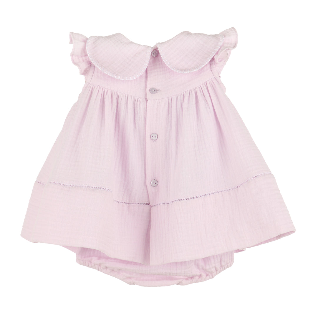 Cuddle Cotton Petal Float Dress - Lilac