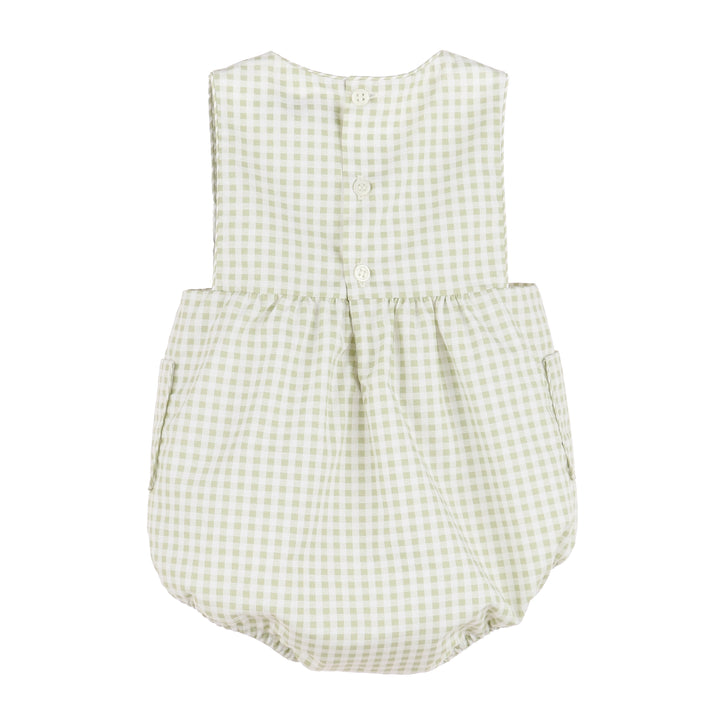 Fresh Buds Pocket Bubble - Green Gingham