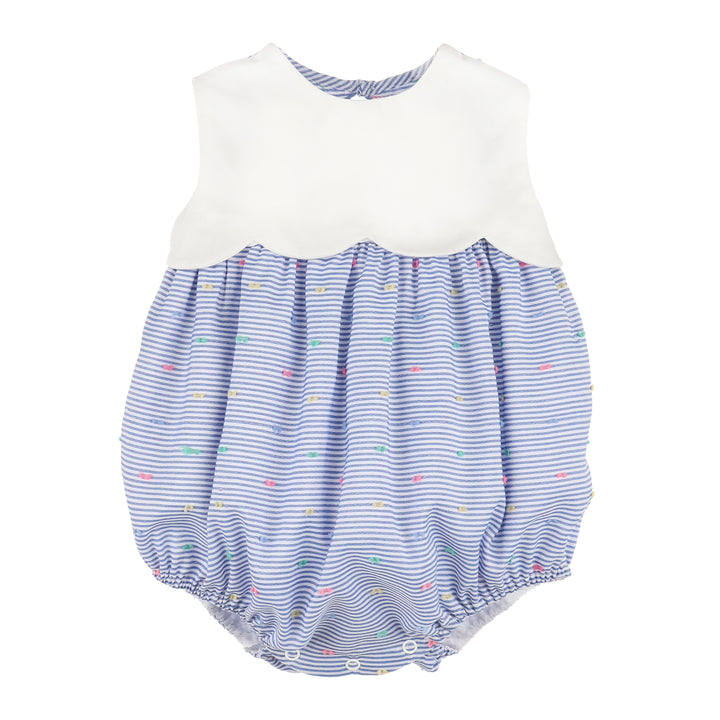 Plumetti Party Scallop Bubble - Blue