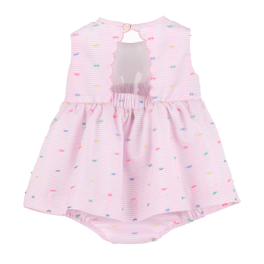 Plumetti Party Scallop Dress - Pink
