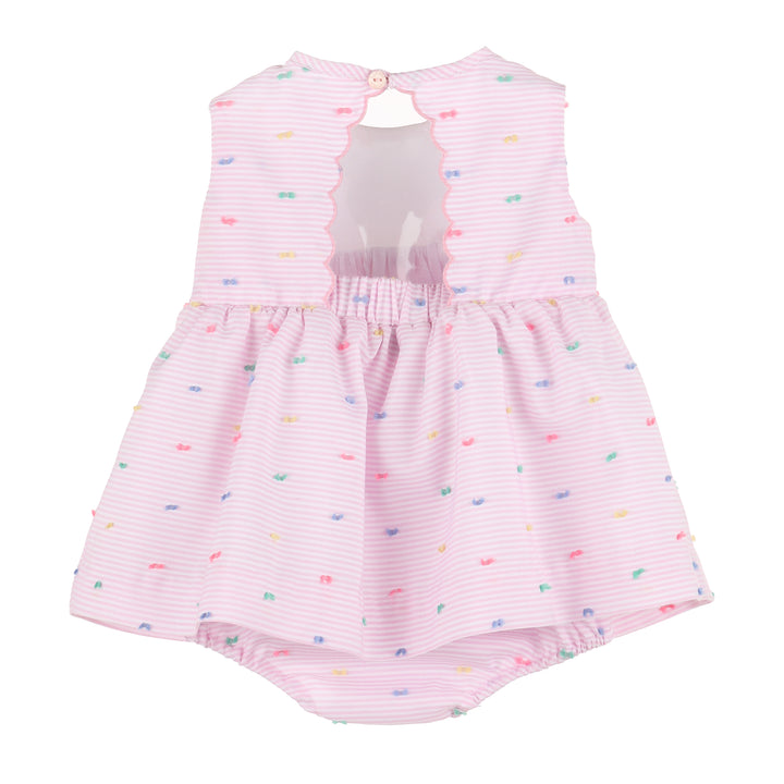 Plumetti Party Scallop Dress - Pink