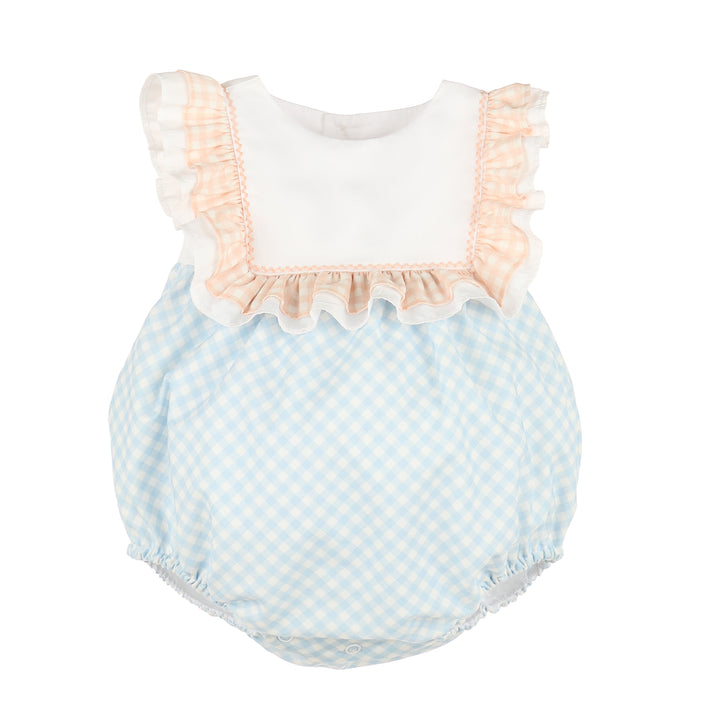 Classic Ruffle Bubble - Blue Gingham