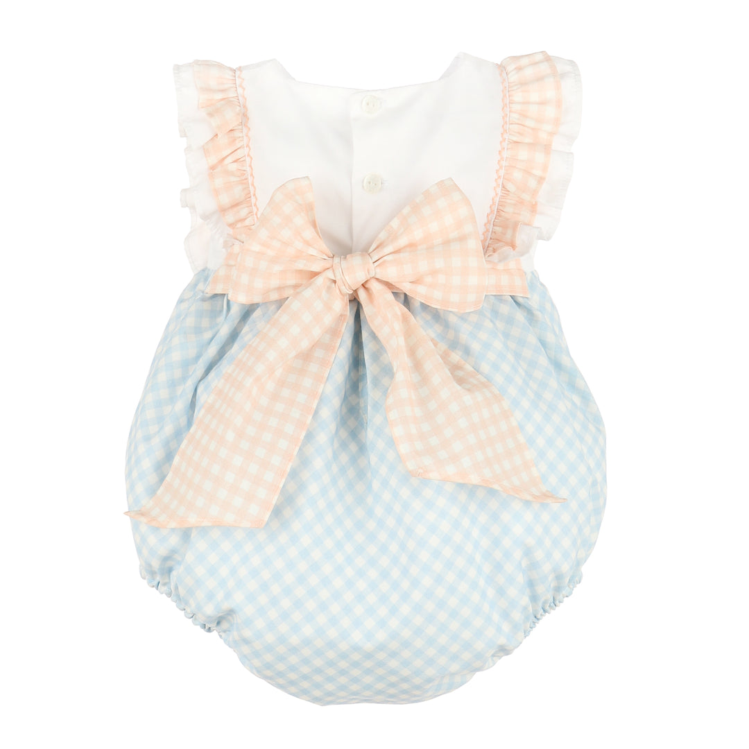 Classic Ruffle Bubble - Blue Gingham
