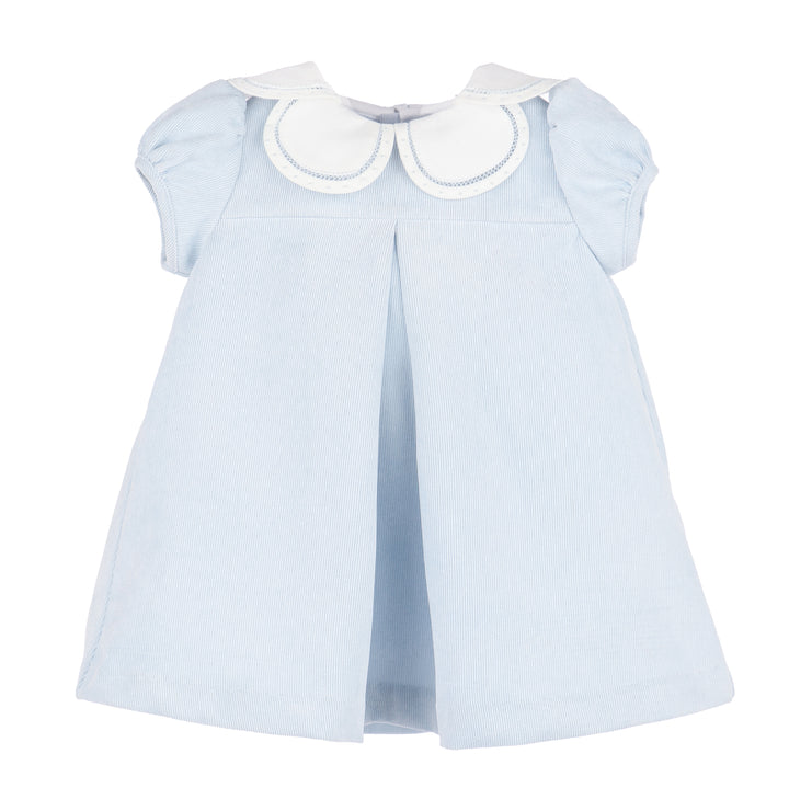 Girl Cords Dress Light Blue