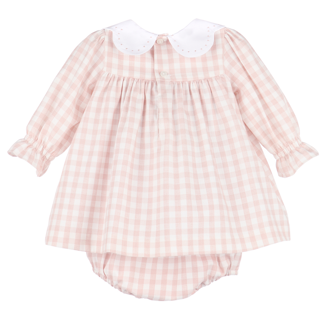 Sweet Pink Gingham Float Dress - Pink