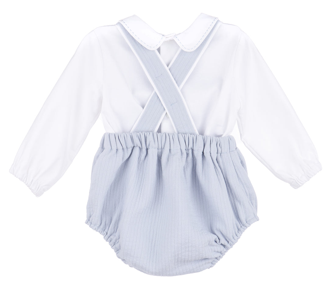 Sophie & Lucas Boys Sweater Weather Bubble in Blue