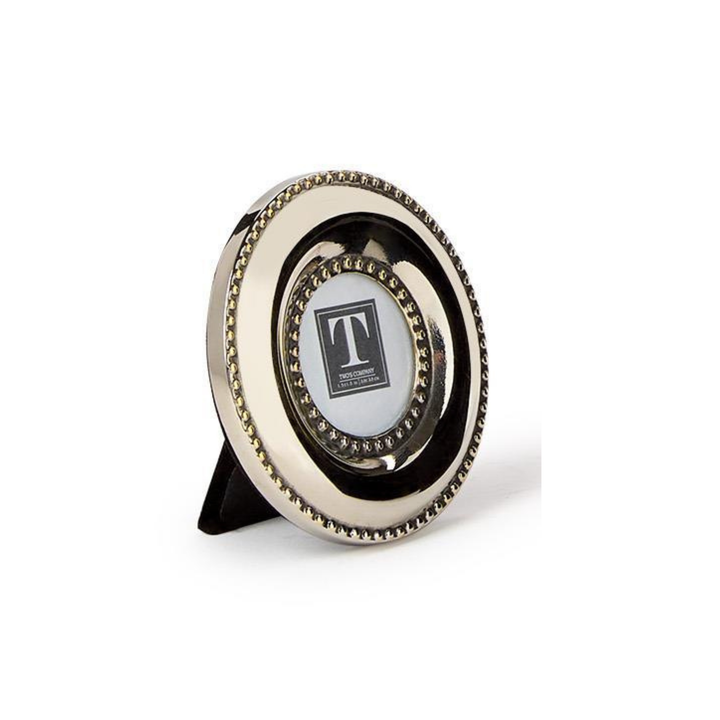 Silver Beaded Mini Photo Frames