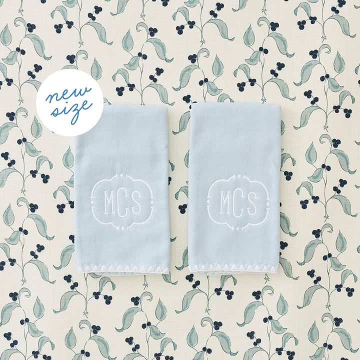 pair of two powder towels
