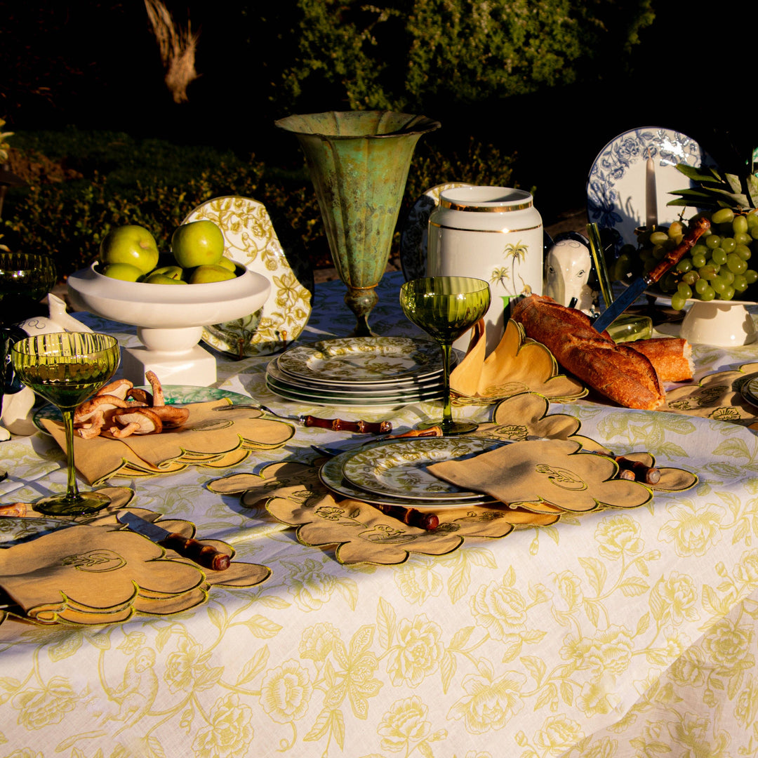 Tablescape in sunlight