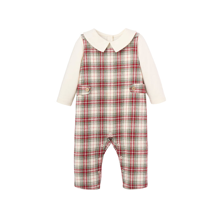 Winter Tartan Jon Jon and Shirt Set