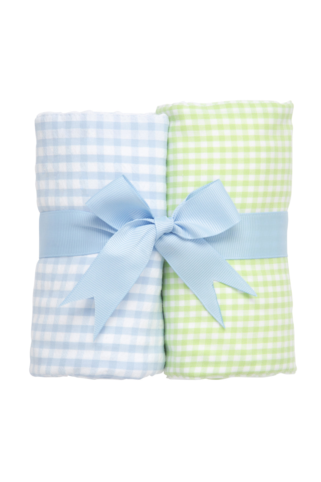 Set of 2 Burp Cloths - Blue/Green
