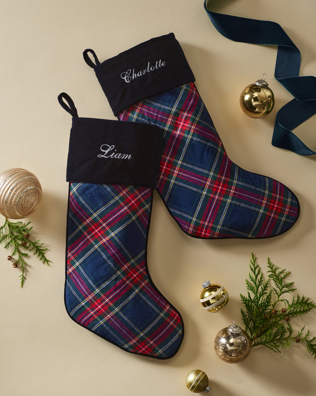 Petite Plume Windsor Tartan Stocking