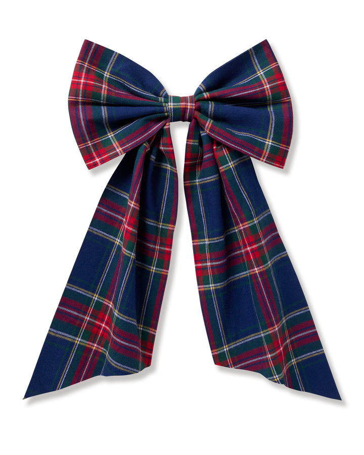 Petite Plume Windsor Tartan Wreath Bow