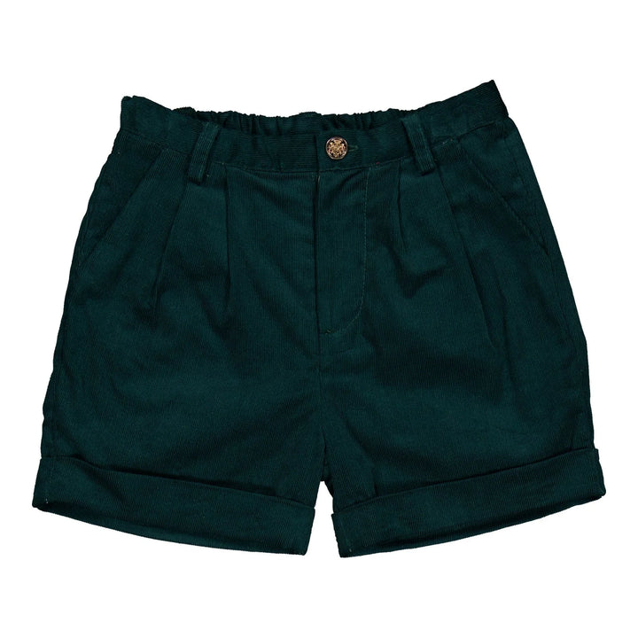Adam boy shorts in pine corduroy