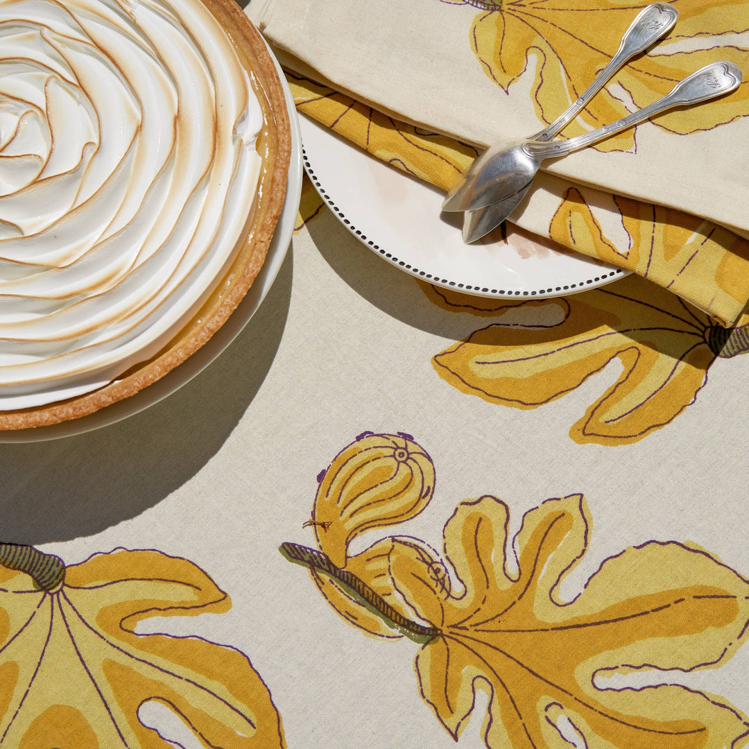 Fig Citrine Tablecloth