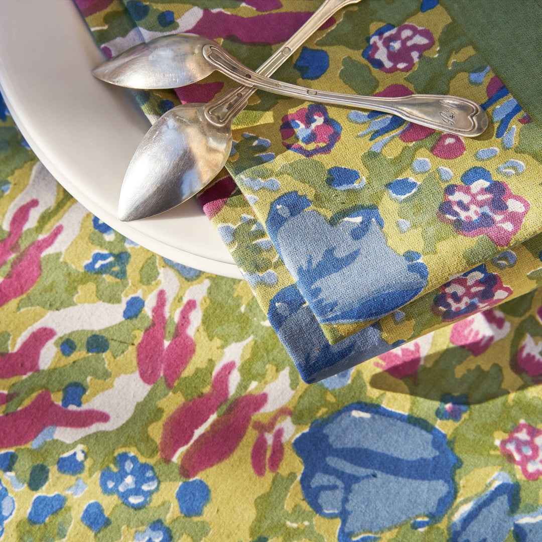Jardin Blue & Vert Tablecloth